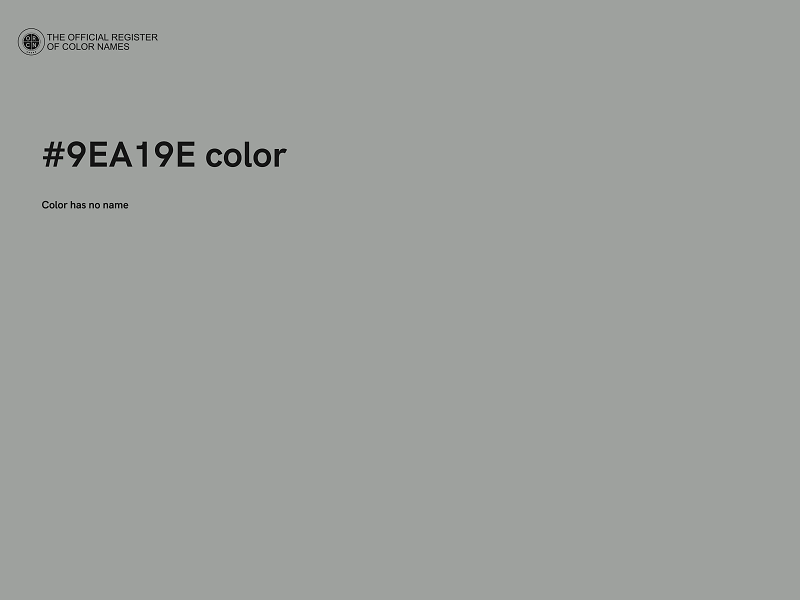 #9EA19E color image