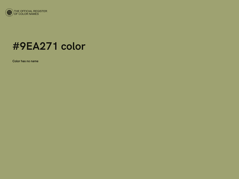 #9EA271 color image