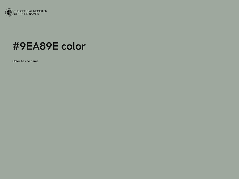 #9EA89E color image