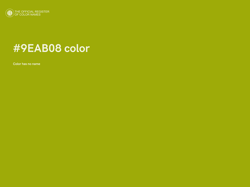 #9EAB08 color image