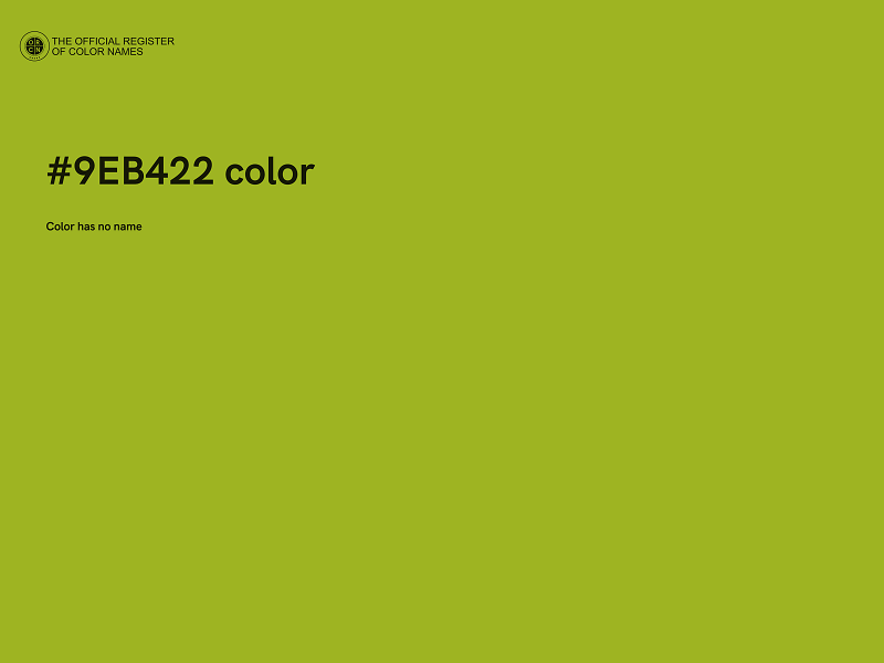 #9EB422 color image