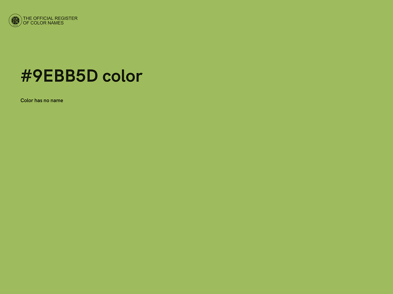 #9EBB5D color image