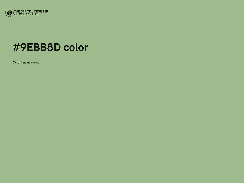 #9EBB8D color image