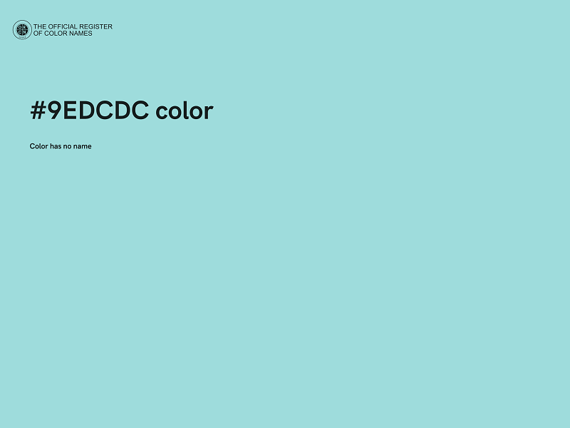 #9EDCDC color image