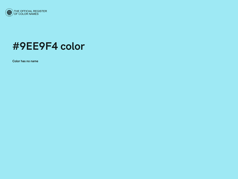 #9EE9F4 color image