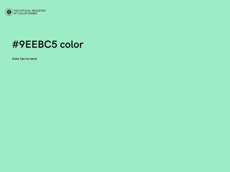 #9EEBC5 color image