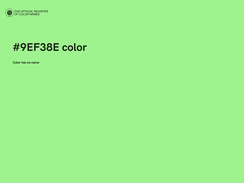 #9EF38E color image