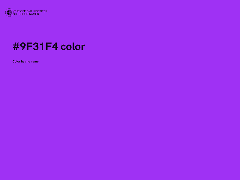 #9F31F4 color image