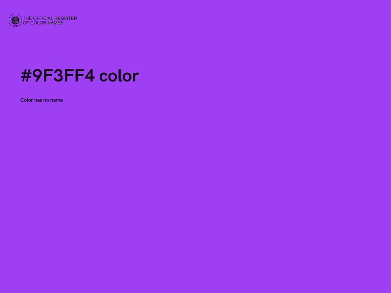 #9F3FF4 color image