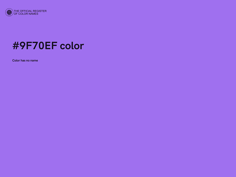 #9F70EF color image