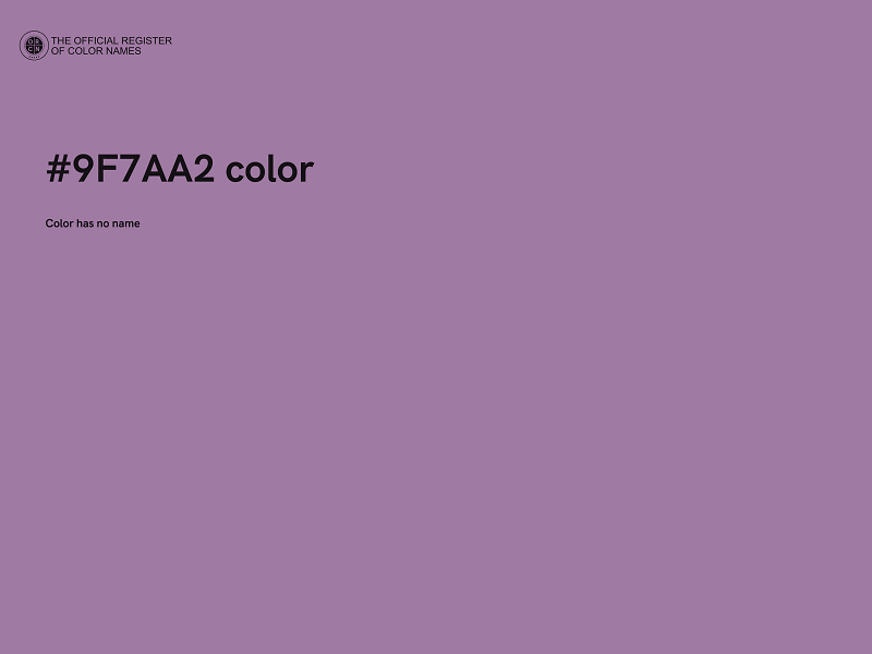 #9F7AA2 color image