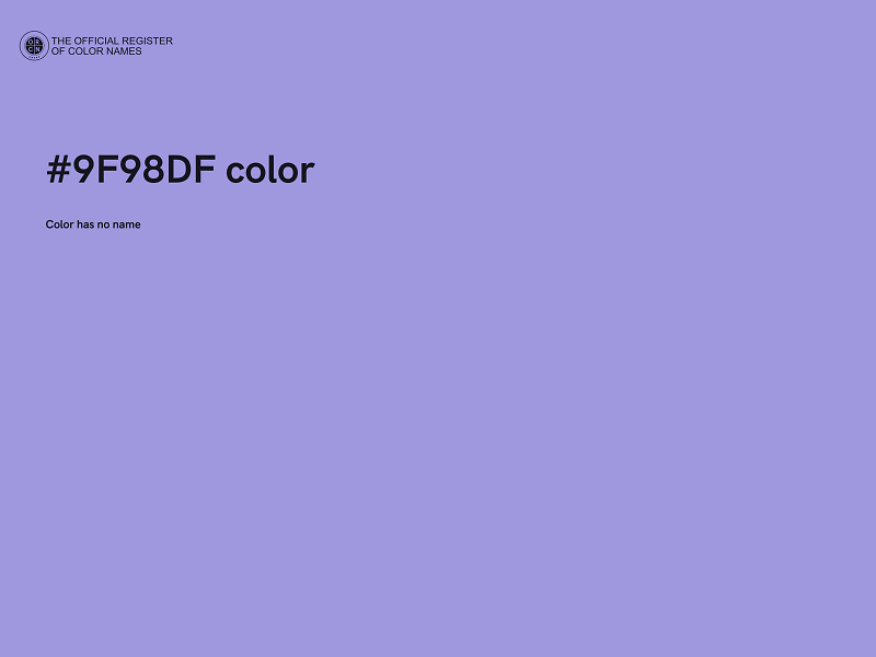 #9F98DF color image