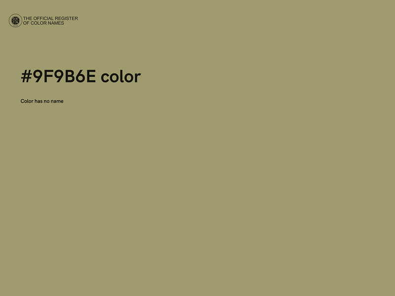 #9F9B6E color image