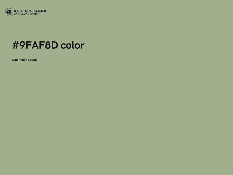 #9FAF8D color image