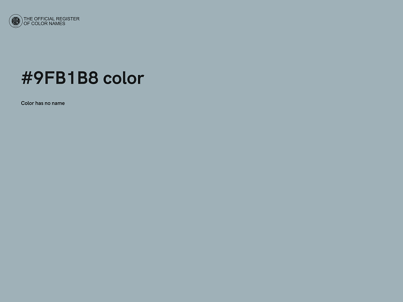 #9FB1B8 color image