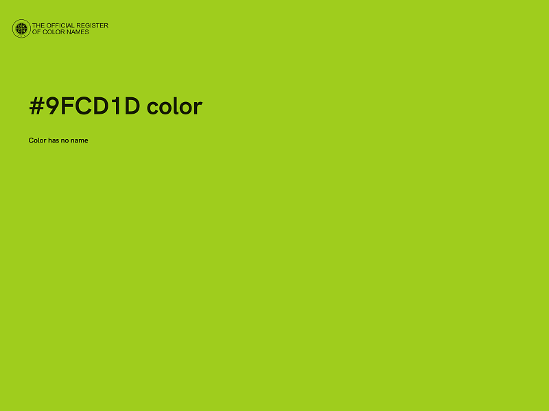 #9FCD1D color image