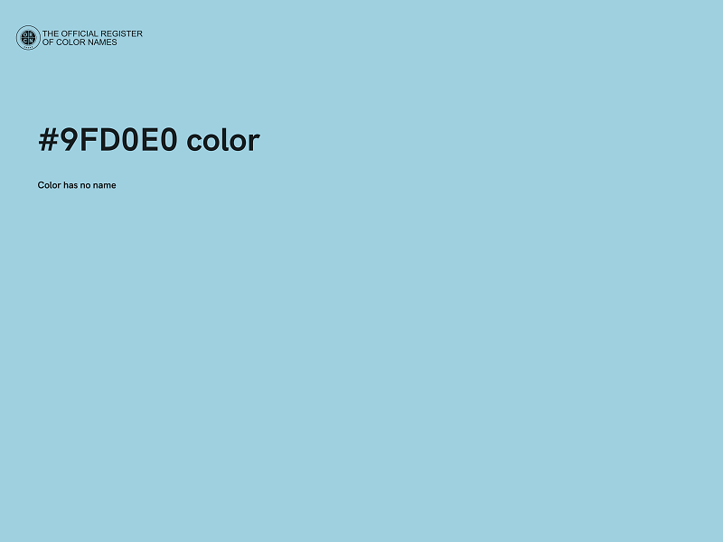 #9FD0E0 color image