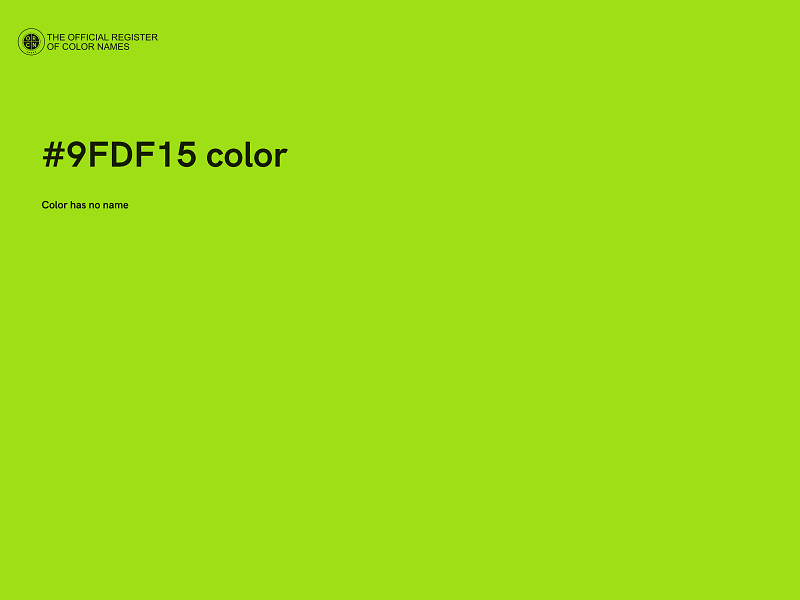 #9FDF15 color image