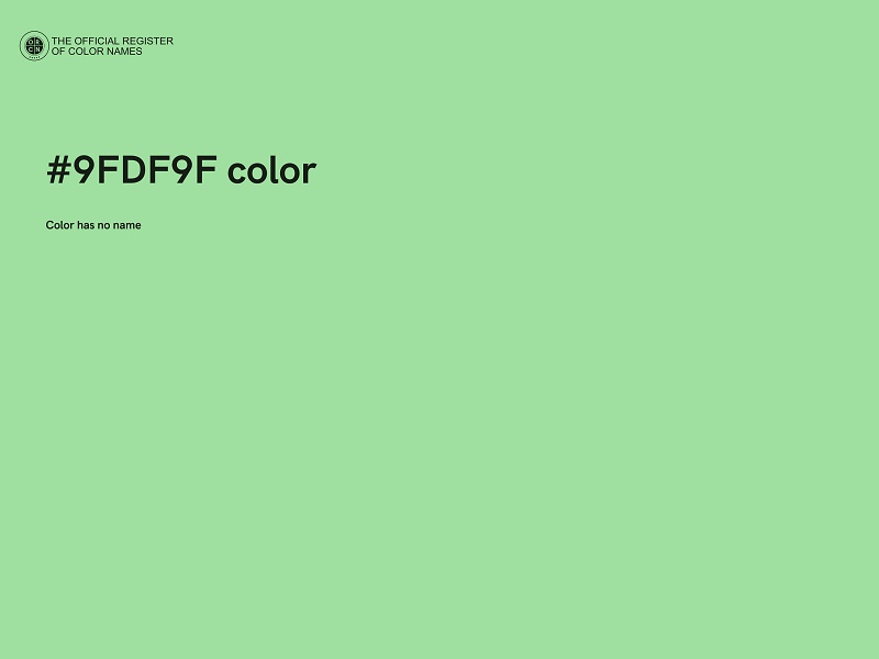 #9FDF9F color image