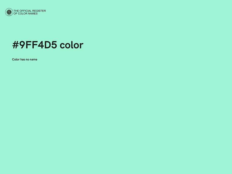 #9FF4D5 color image