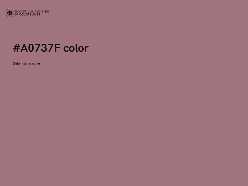 #A0737F color image