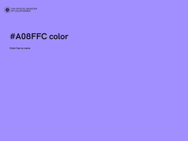 #A08FFC color image