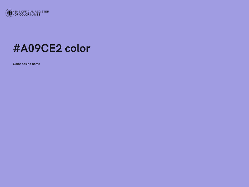 #A09CE2 color image