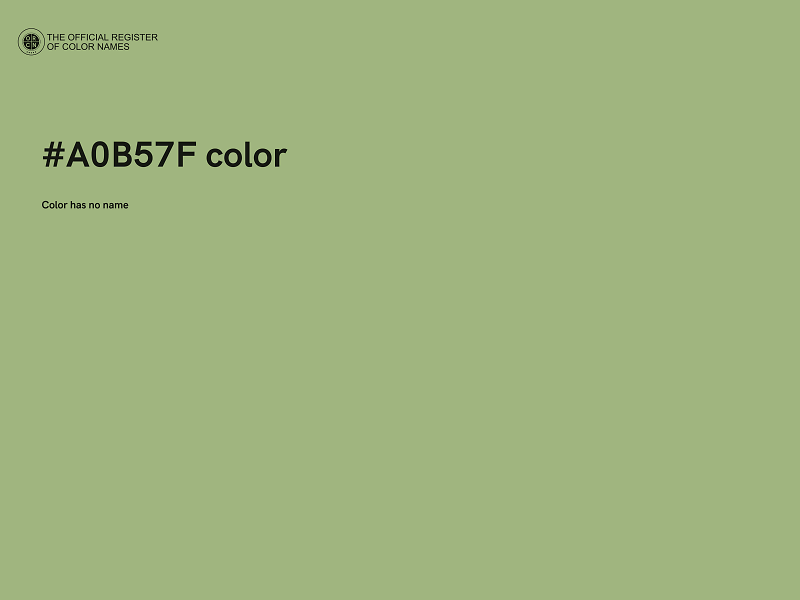 #A0B57F color image