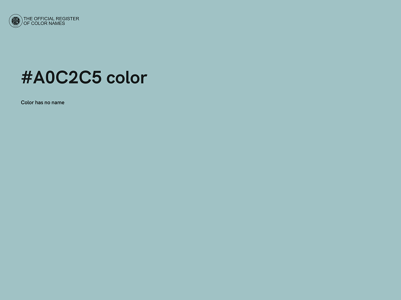 #A0C2C5 color image