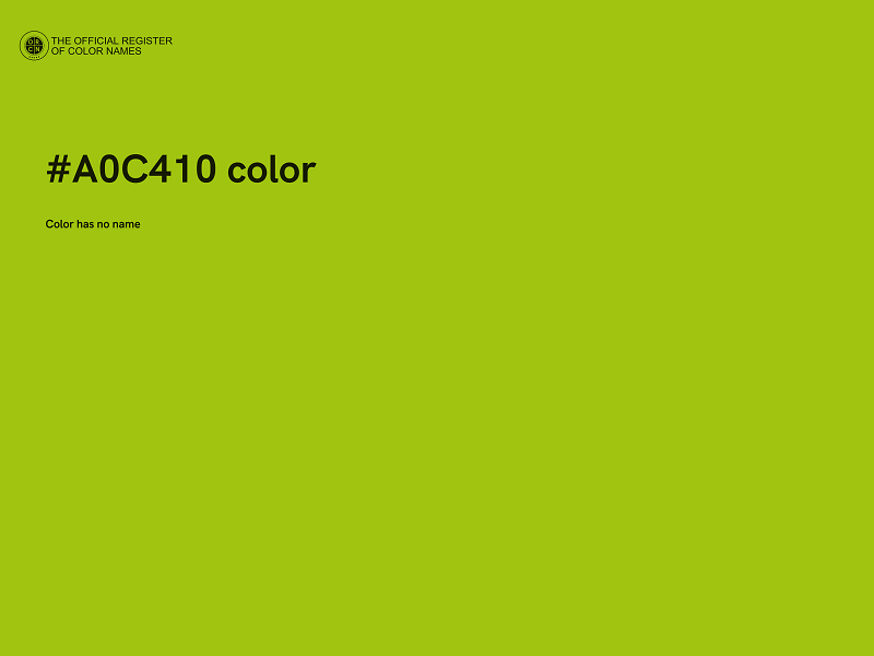 #A0C410 color image