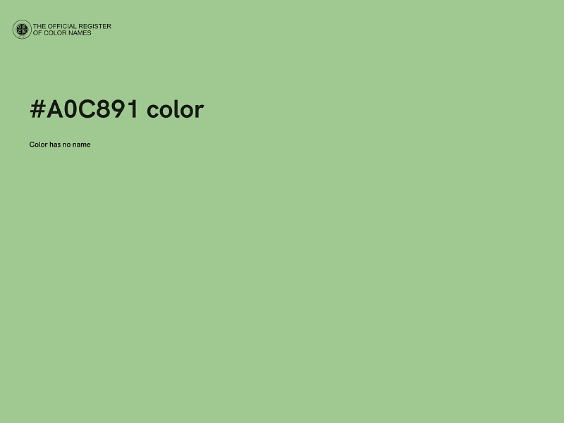 #A0C891 color image