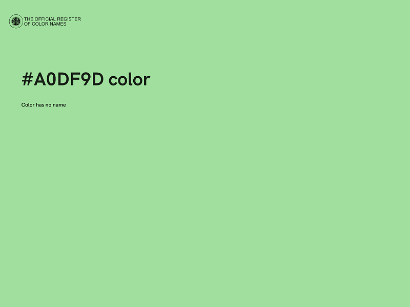 #A0DF9D color image