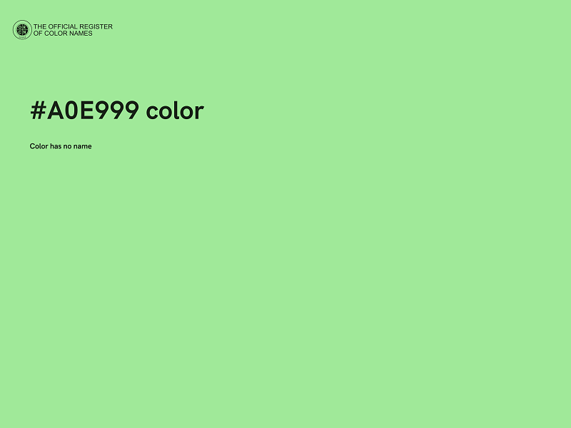 #A0E999 color image