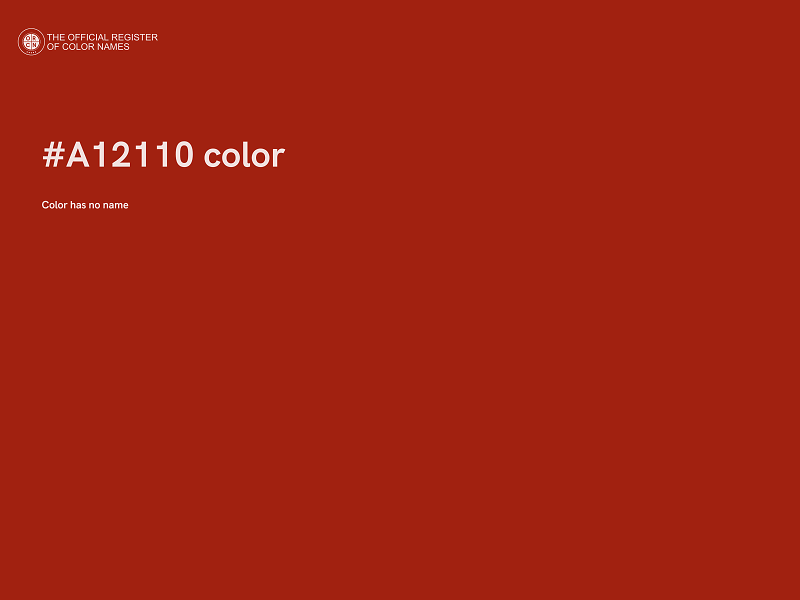 #A12110 color image