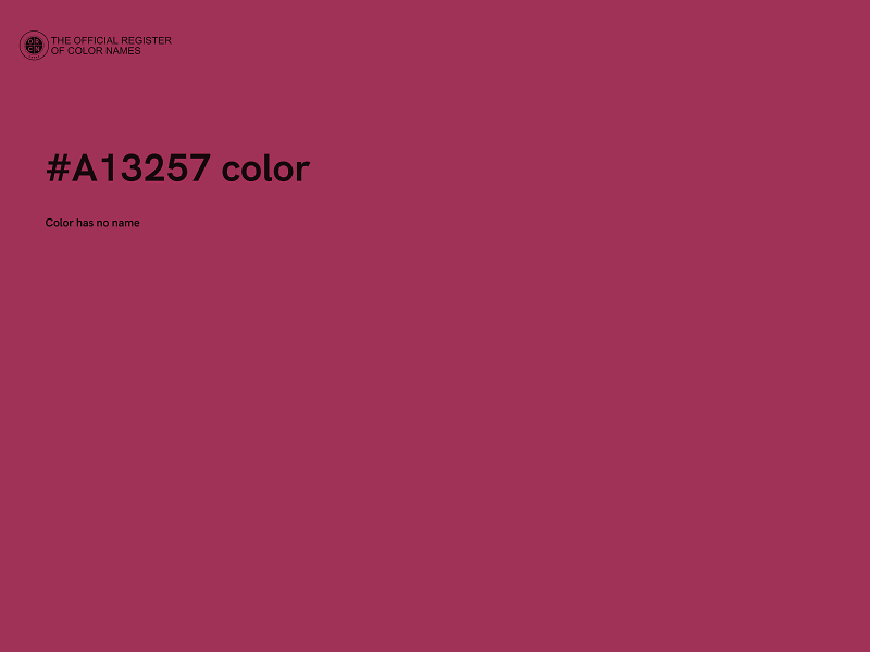 #A13257 color image