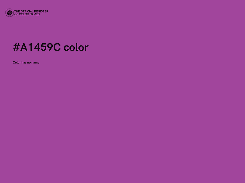 #A1459C color image