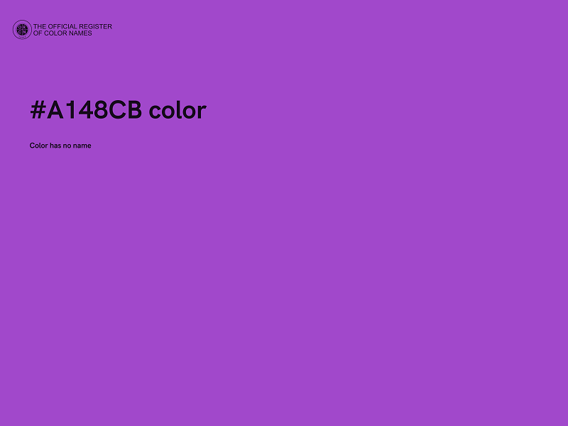 #A148CB color image