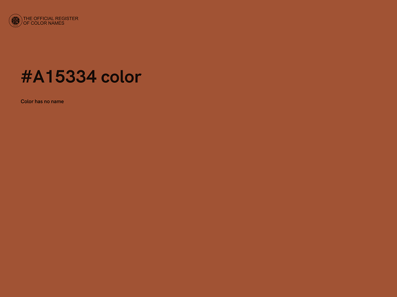 #A15334 color image