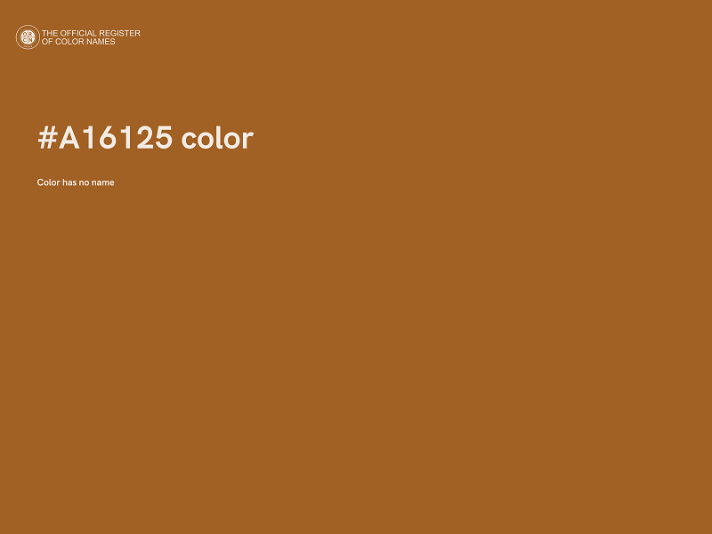 #A16125 color image