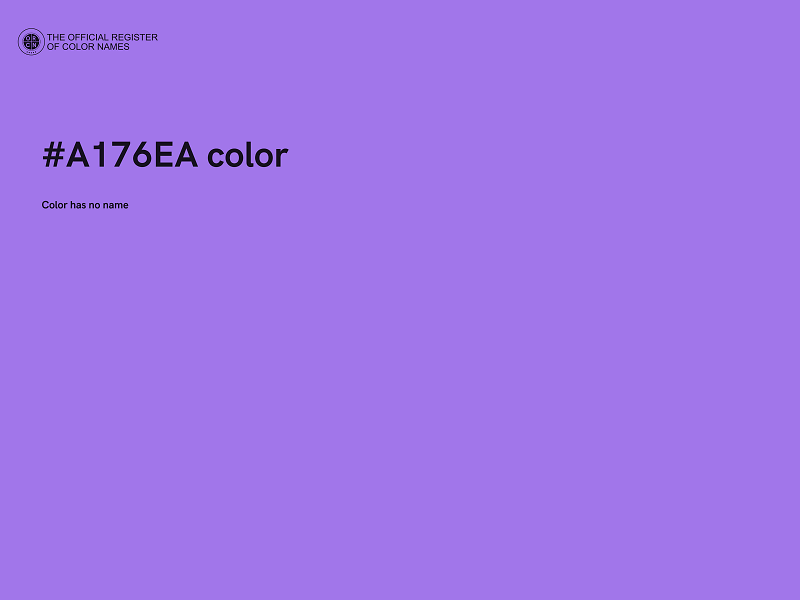 #A176EA color image