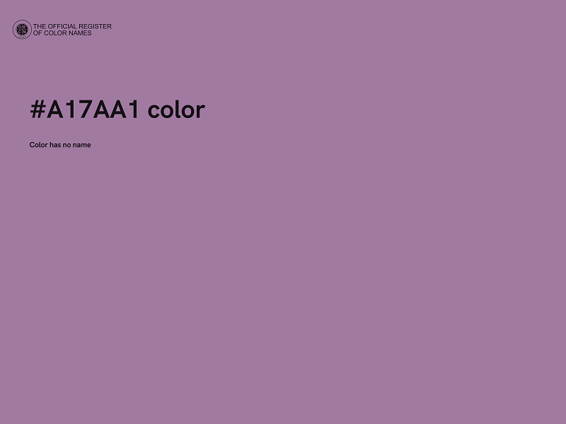 #A17AA1 color image