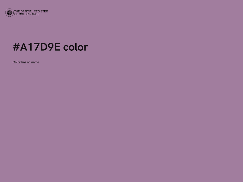 #A17D9E color image