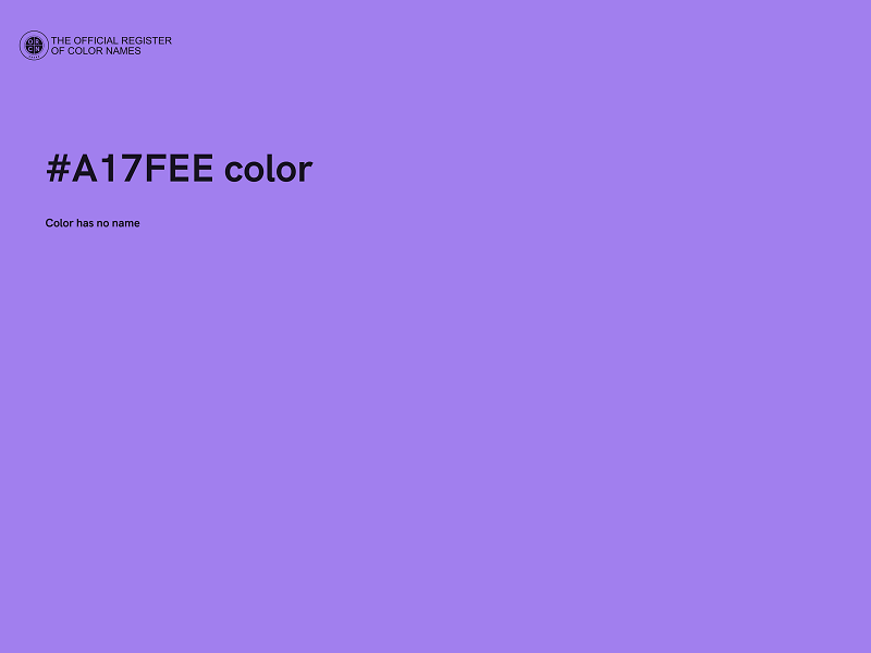 #A17FEE color image