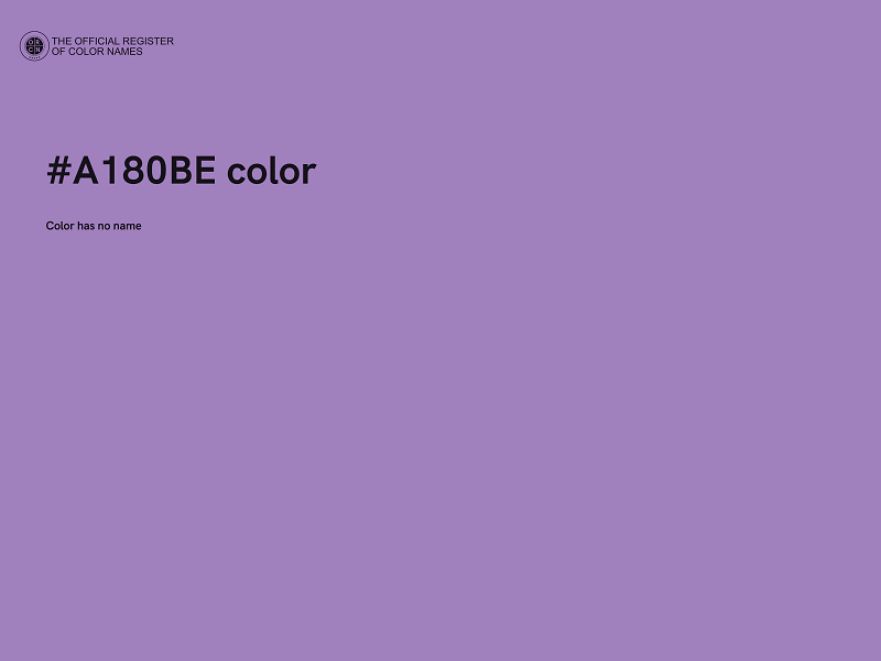 #A180BE color image