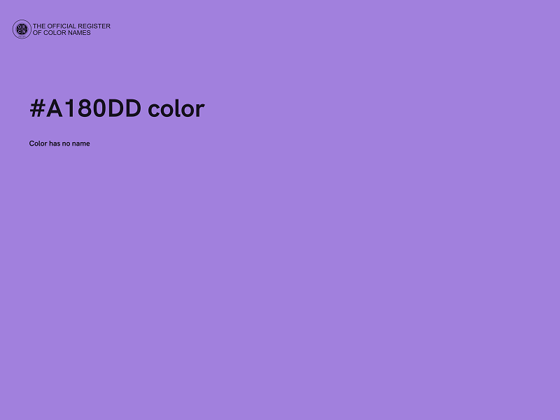 #A180DD color image