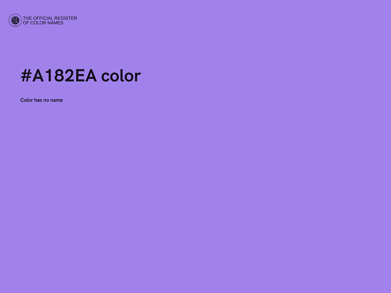 #A182EA color image