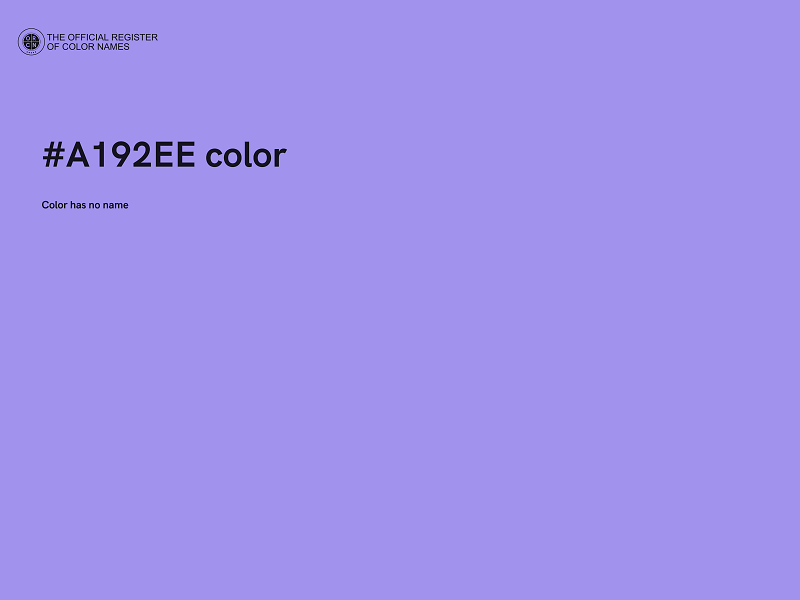 #A192EE color image