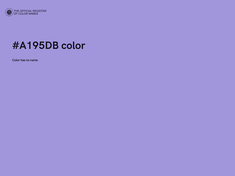 #A195DB color image