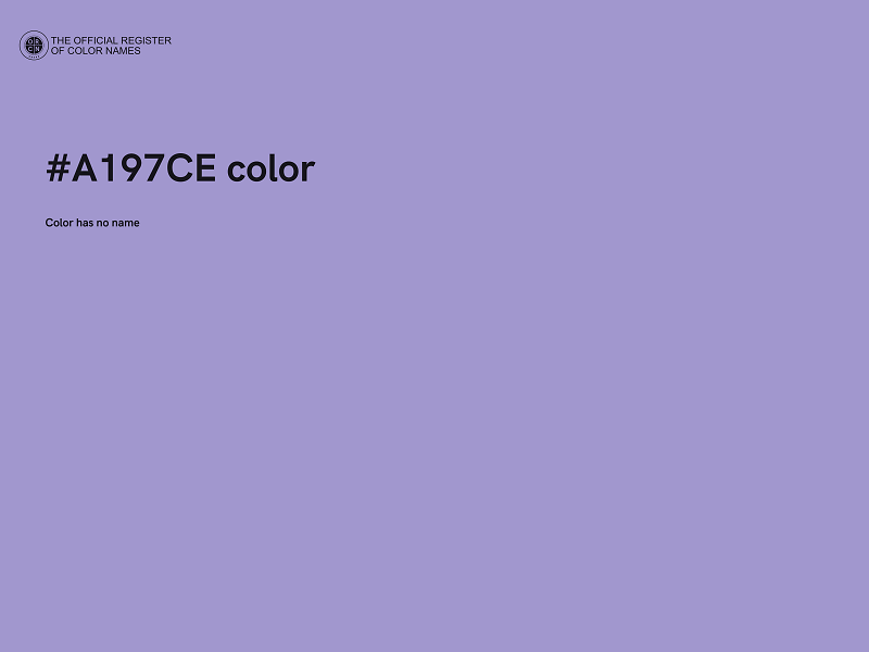 #A197CE color image