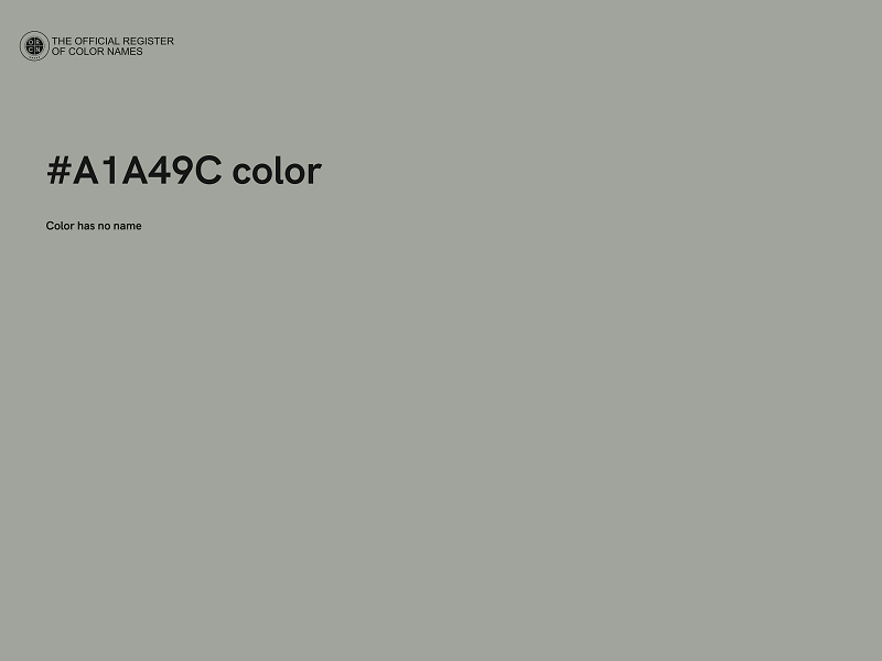 #A1A49C color image